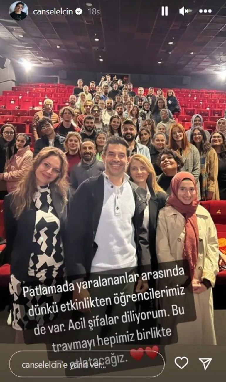 istiklal deki patlamada unlu oyuncu cansel elcin de varmis 3