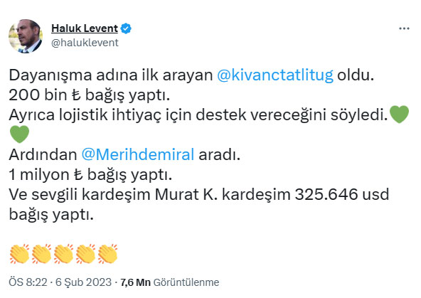 acun ilicali dan haluk levent araciligi ile buyuk yardim 1