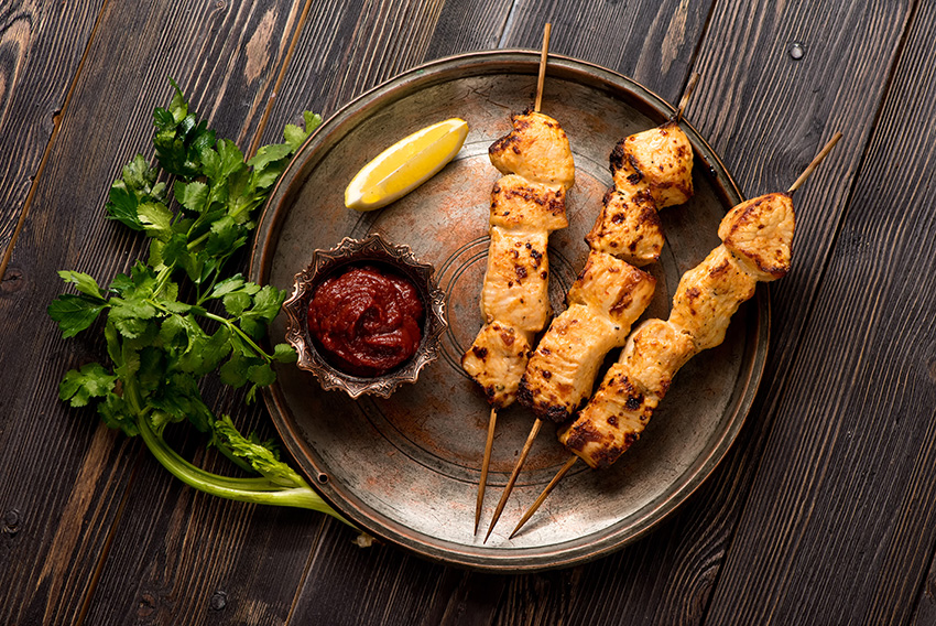 chicken malai kebab grilled chicken on bamboo ske 2022 02 23 21 33 59 utc