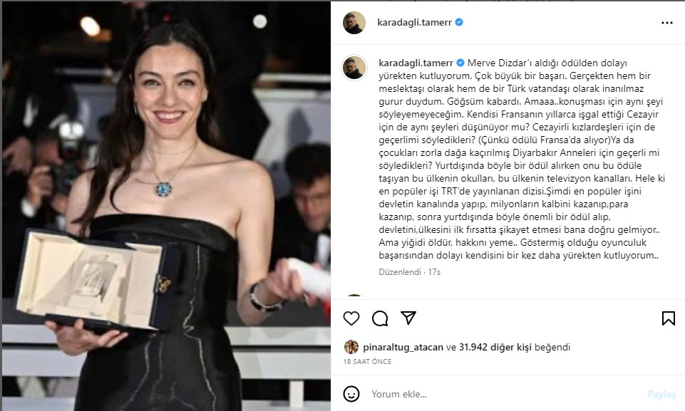 tamer karadagli dan merve dizdar tepkisi 5