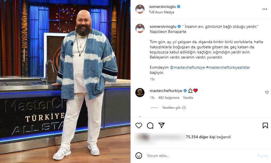 somer sivrioglu masterchef ten ayrildi mi 2